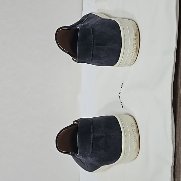 Vince Warwick Suede Sneakers Size 10 - Picture 8 of 12